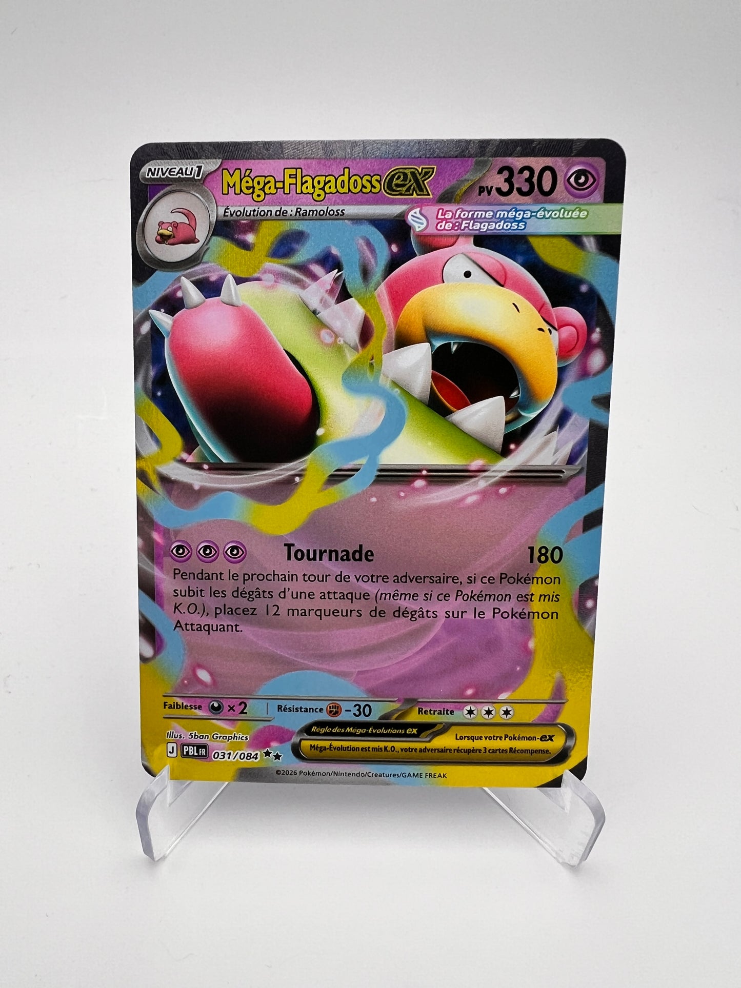 Méga-Flagadoss ex 031/084 – Méga-Évolution ex – Nuit Noire (PBL) – Near Mint – Carte Pokémon