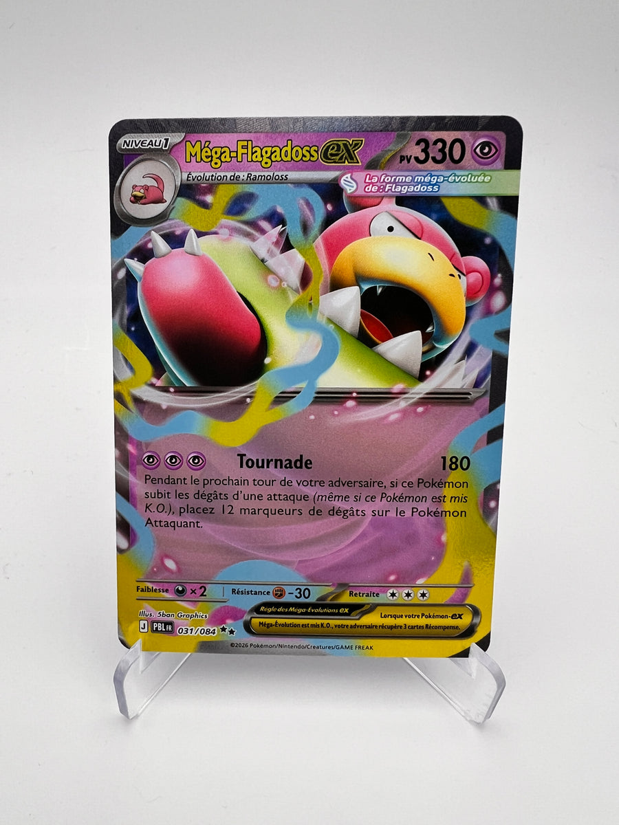 Méga-Flagadoss ex 031/084 – Méga-Évolution ex – Nuit Noire (PBL) – Near Mint – Carte Pokémon