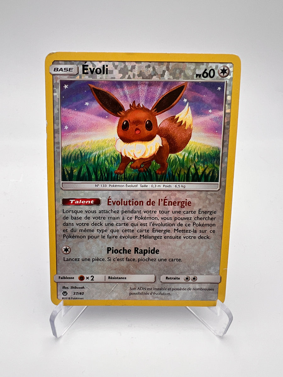 Évoli 37/40 – Reverse – McDonald's Collection 2018 – Near Mint – Carte Pokémon