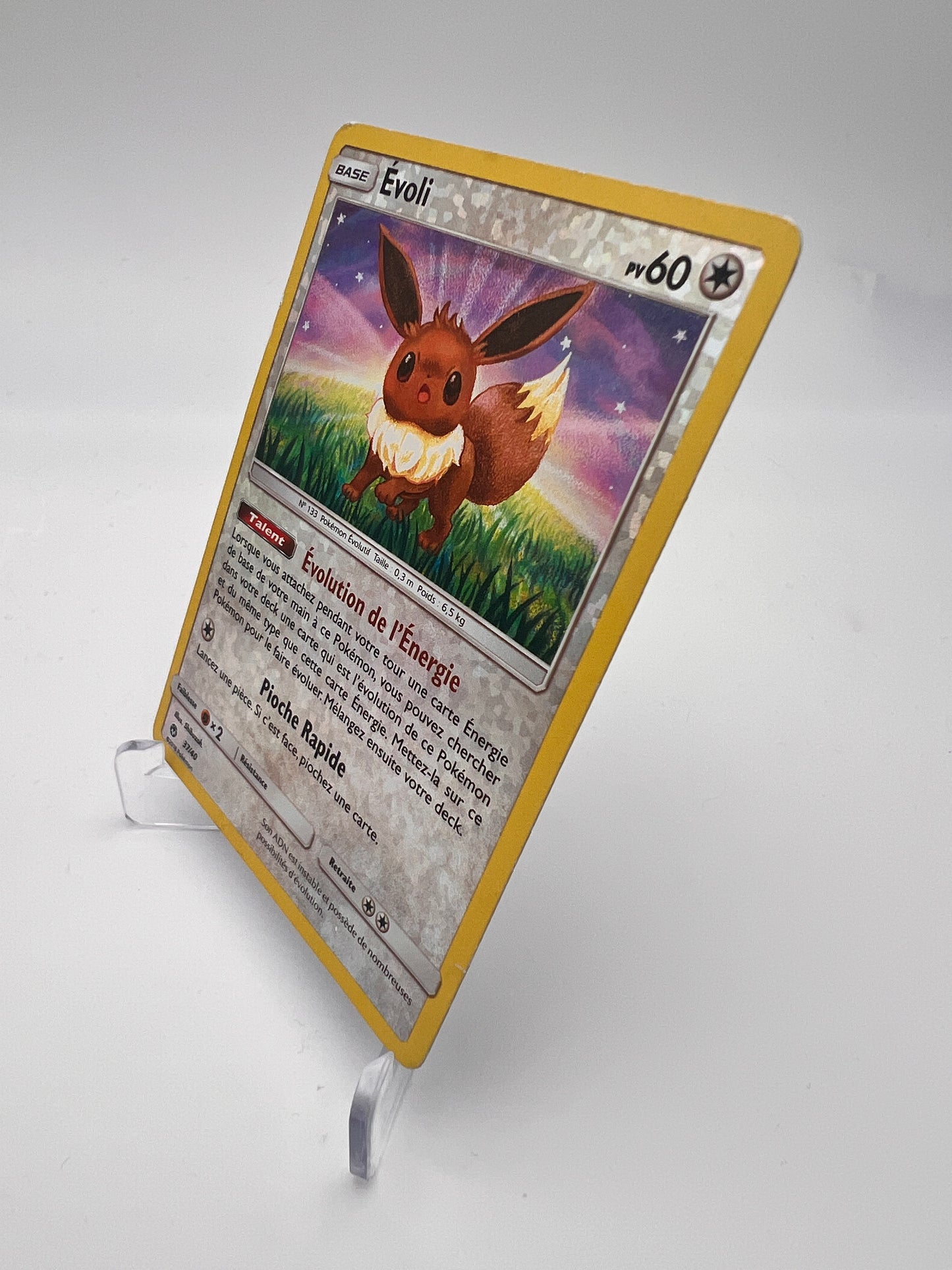 Évoli 37/40 – Reverse – McDonald's Collection 2018 – Near Mint – Carte Pokémon