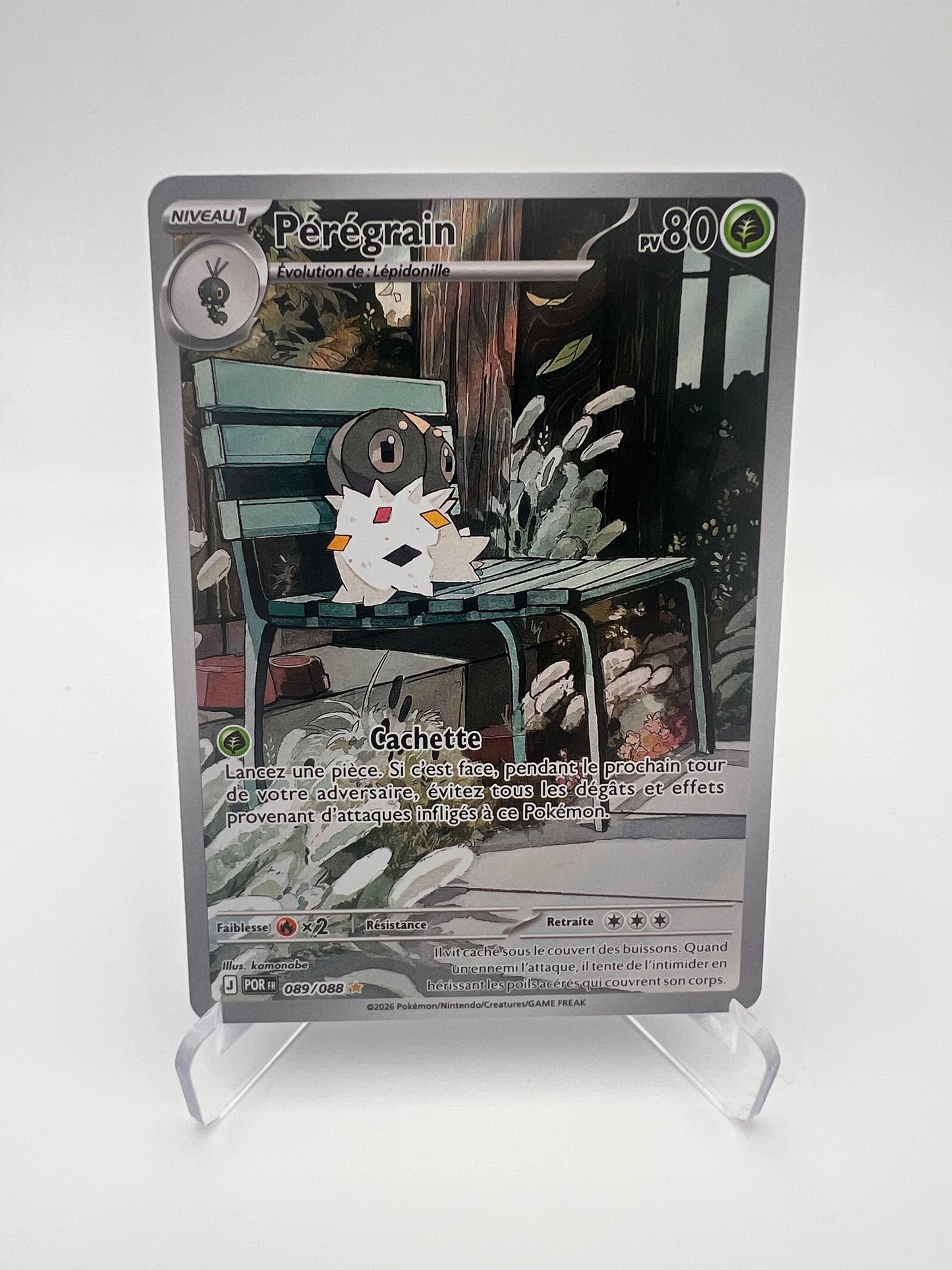 Pérégrain 089/088 – Illustration Rare – Équilibre Parfait – Near Mint – Carte Pokémon
