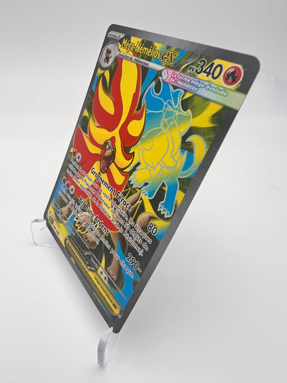Méga-Némélios ex 099/086 – Illustration Rare – Chaos Ascendant – Near Mint – Carte Pokémon