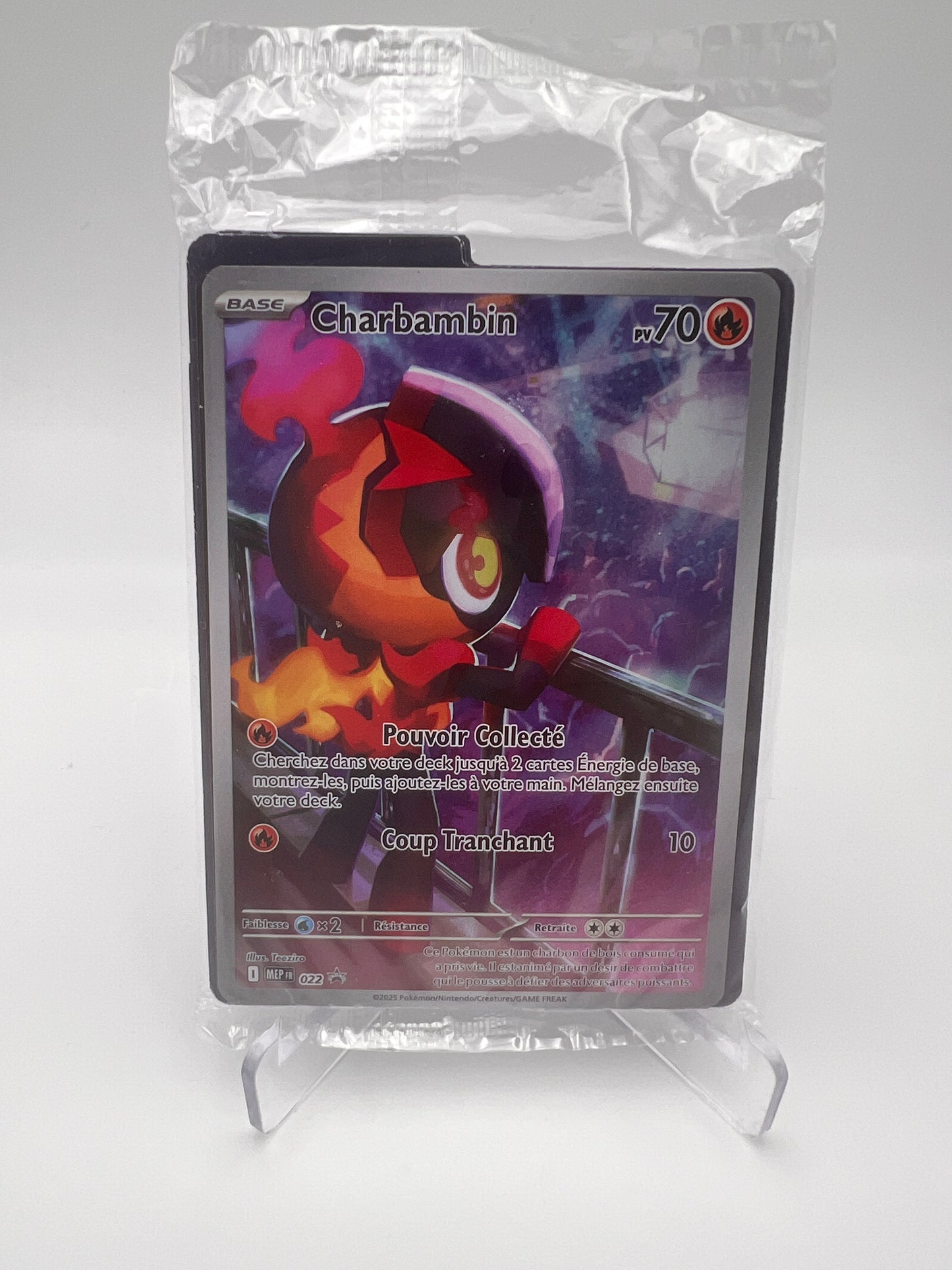Charbambin 022/MEP – Promo Black Star Méga-Évolution – Scellée – Carte Pokémon