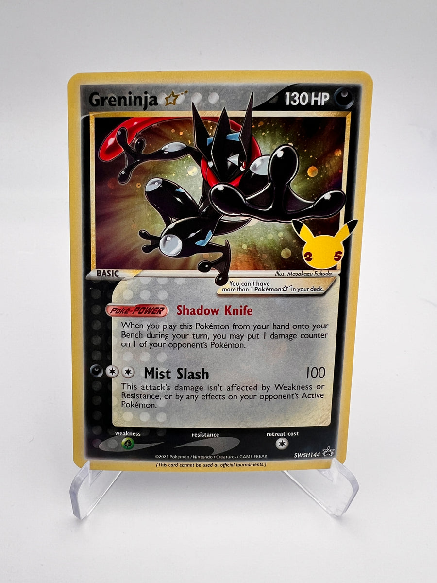 Greninja Gold Star SWSH144 – Promo Célébrations 25 Ans – EN – Near Mint