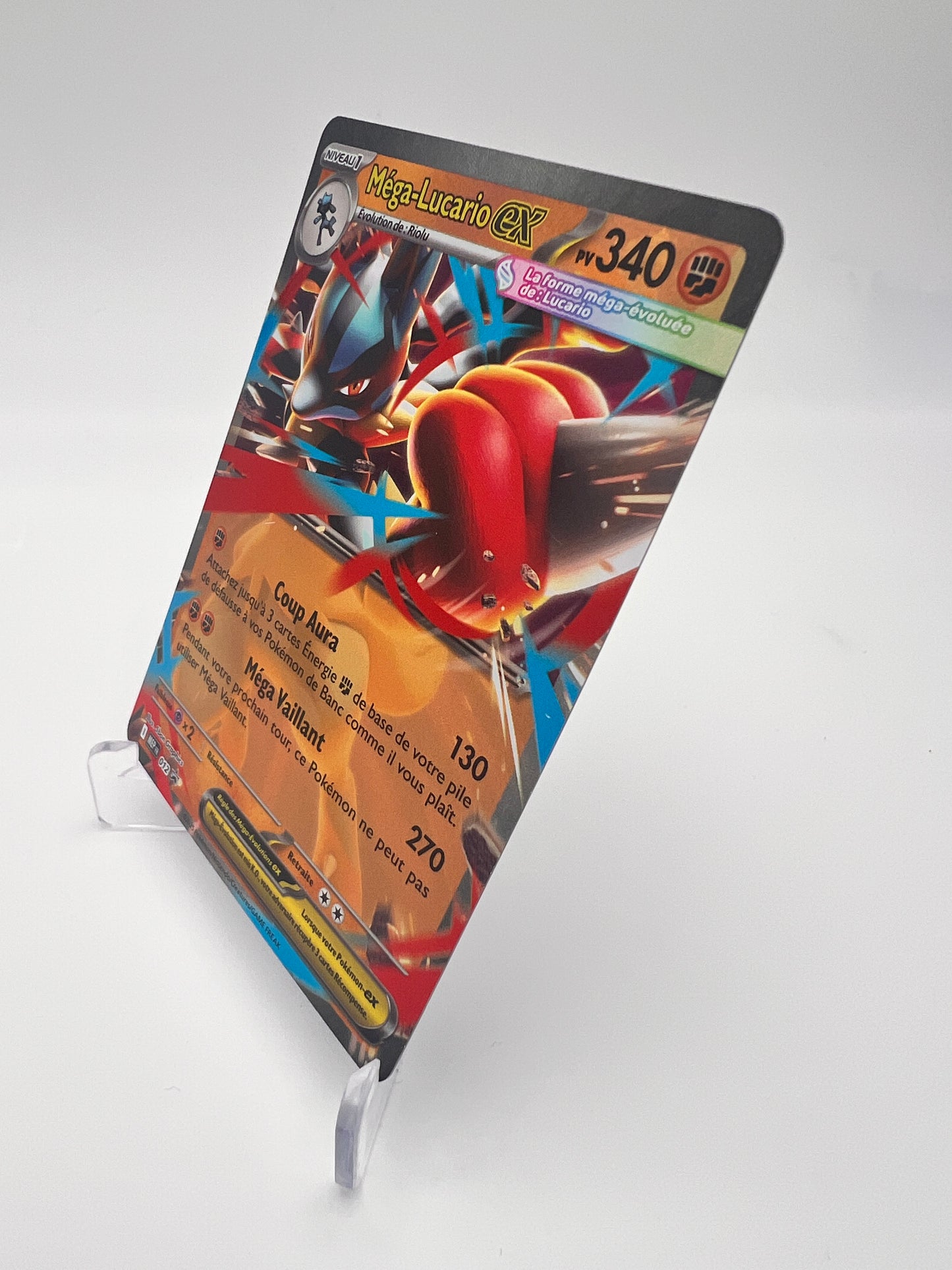 Méga-Lucario ex 012 – Méga-Évolution – FR – Near Mint