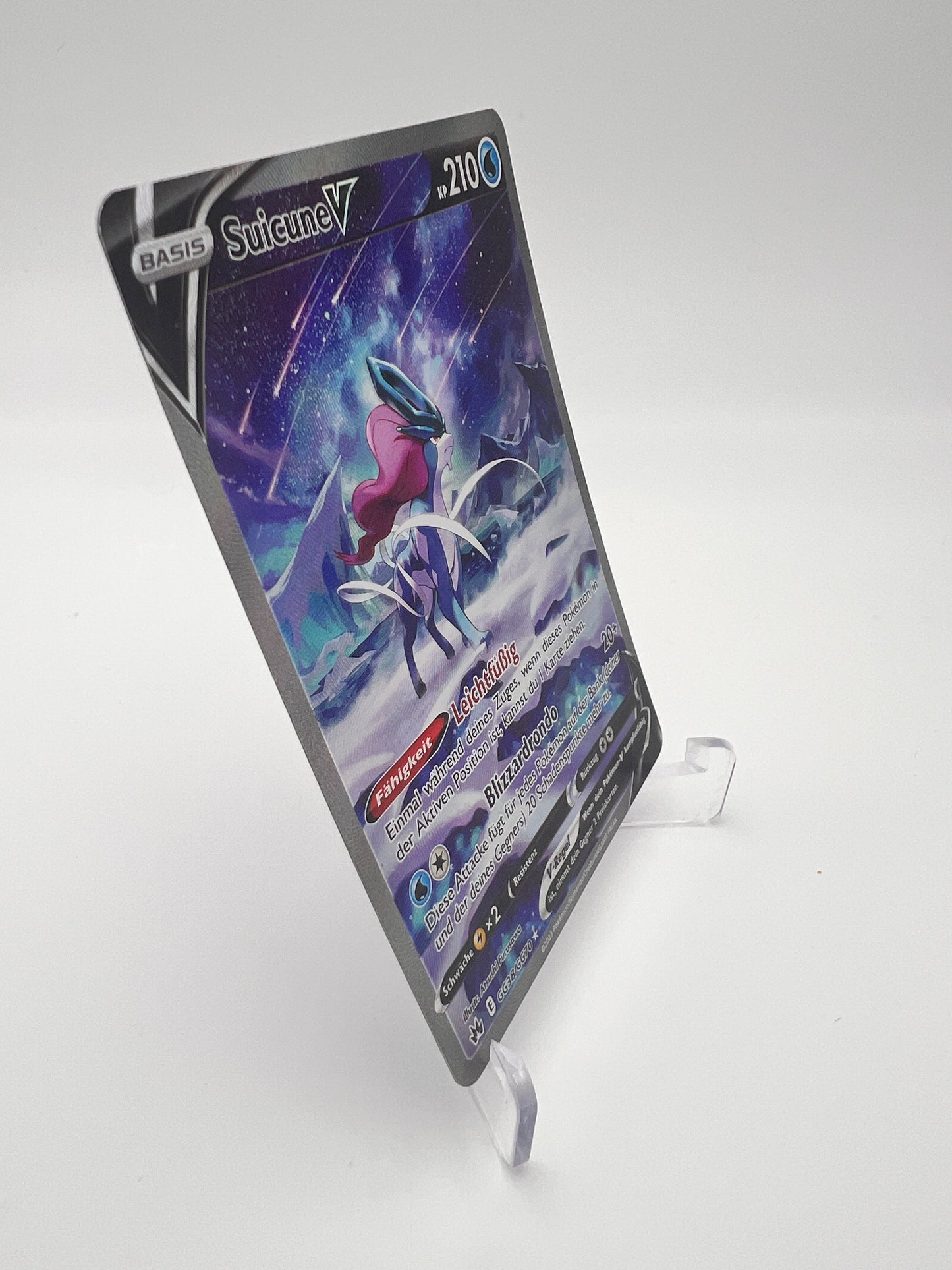 ⚠️ Version Allemande (DE) – Suicune V GG38/GG70 – Zénith Suprême – Near Mint