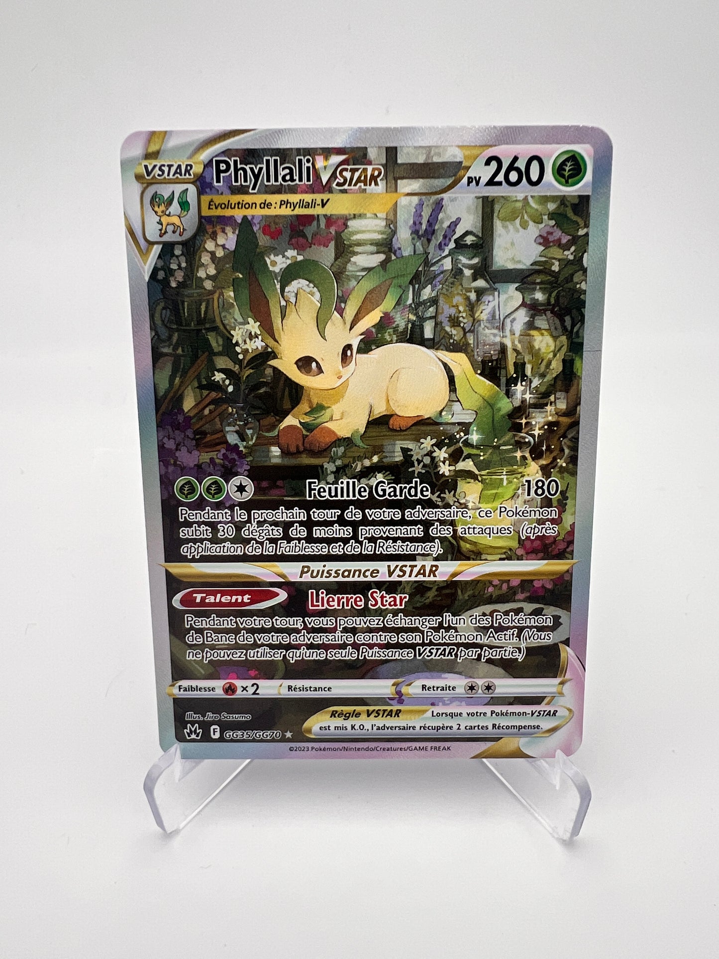 Phyllali VSTAR GG35/GG70 – Zénith Suprême – FR – Near Mint – Galarian Gallery