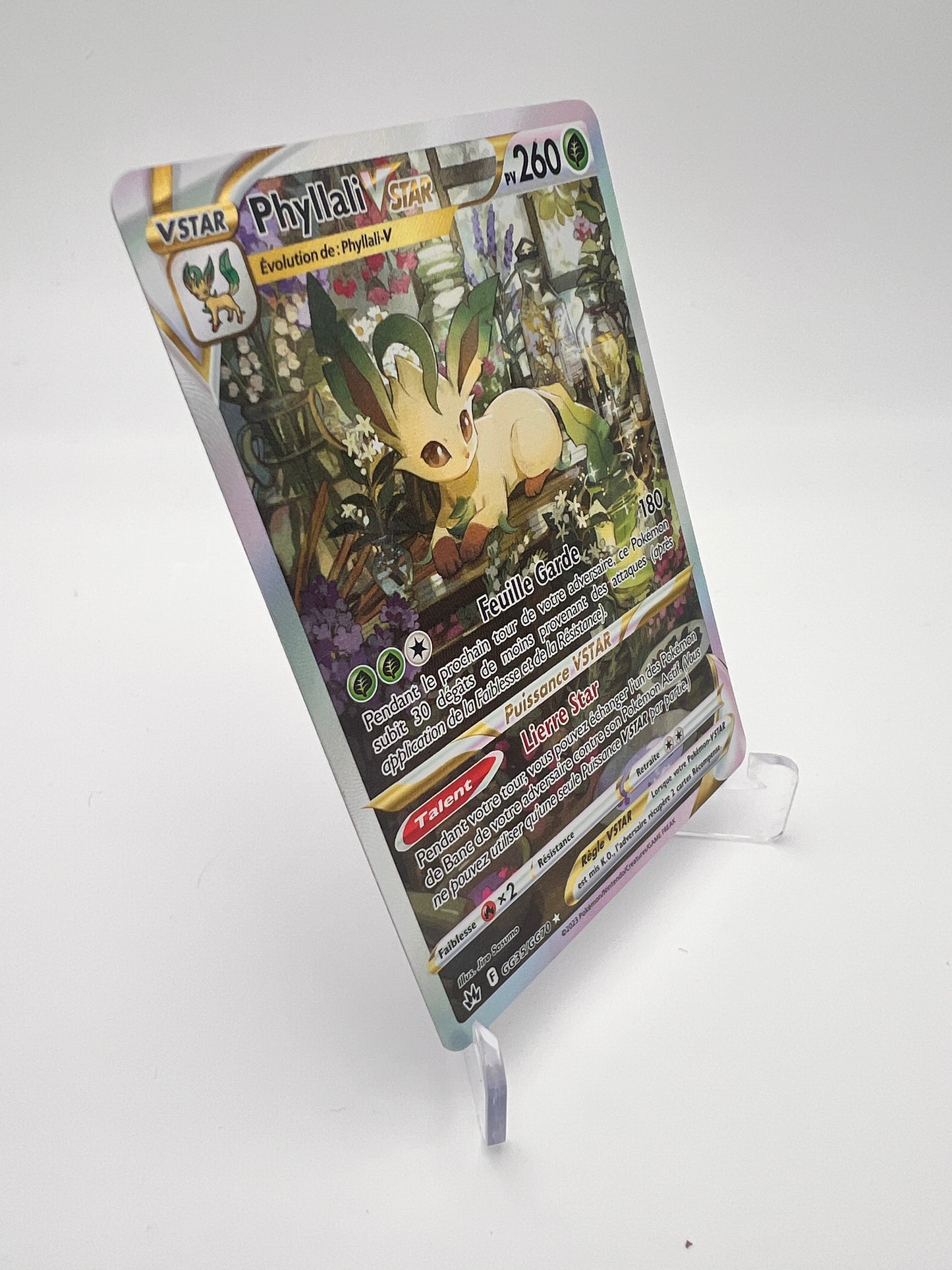 Phyllali VSTAR GG35/GG70 – Zénith Suprême – FR – Near Mint – Galarian Gallery