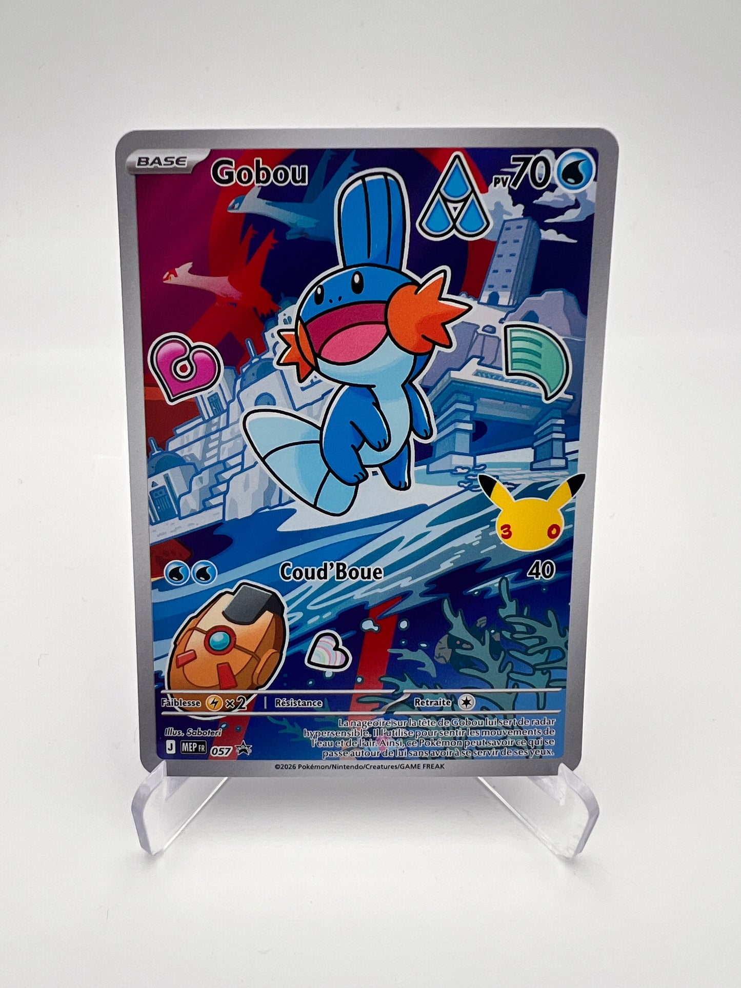 Gobou 057 – AR ⭐ – Promo Starter 30 ans Pokémon – FR – Near Mint