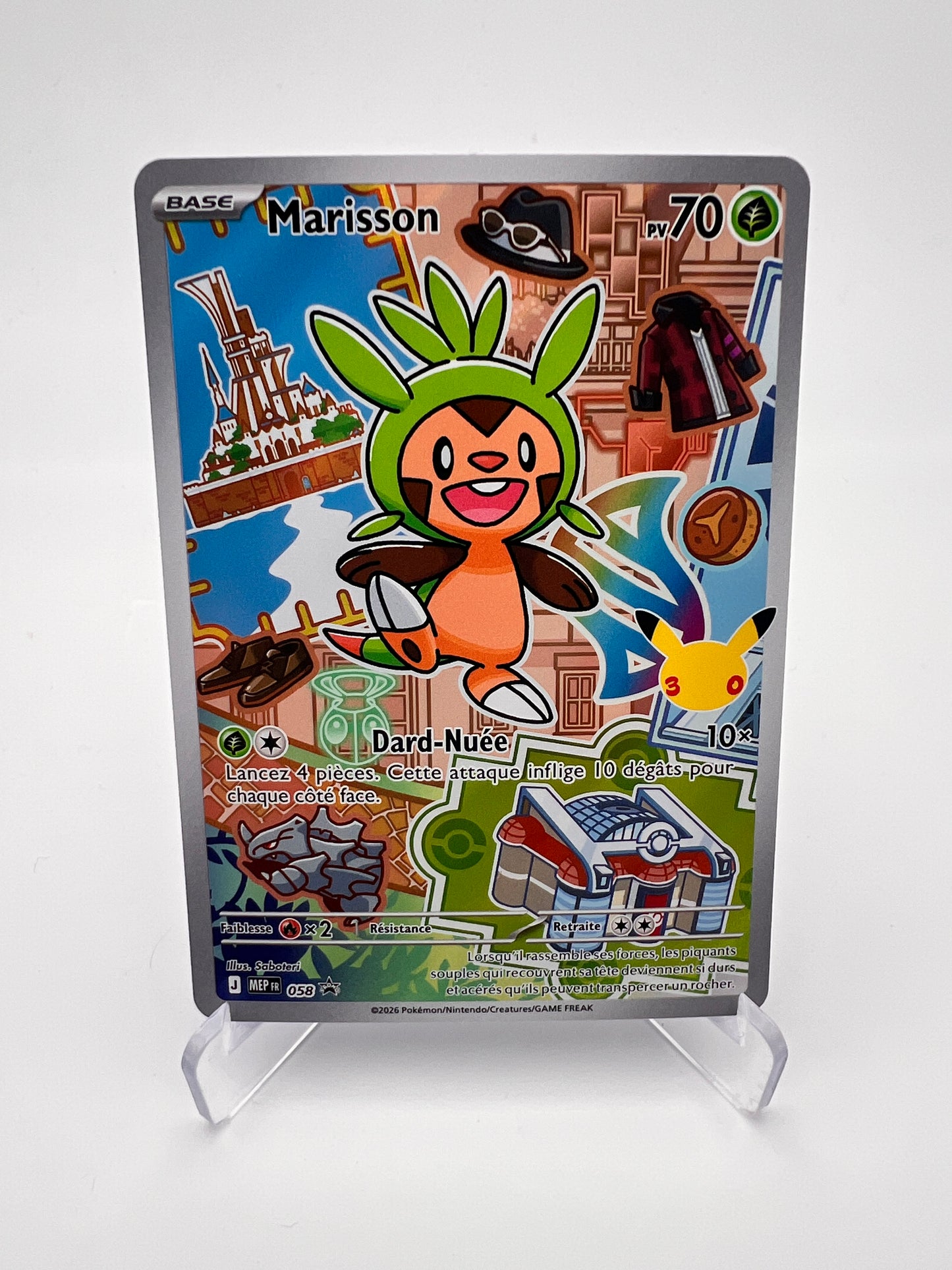 Marisson 058 – AR ⭐ – Promo Starter 30 ans Pokémon – FR – Near Mint
