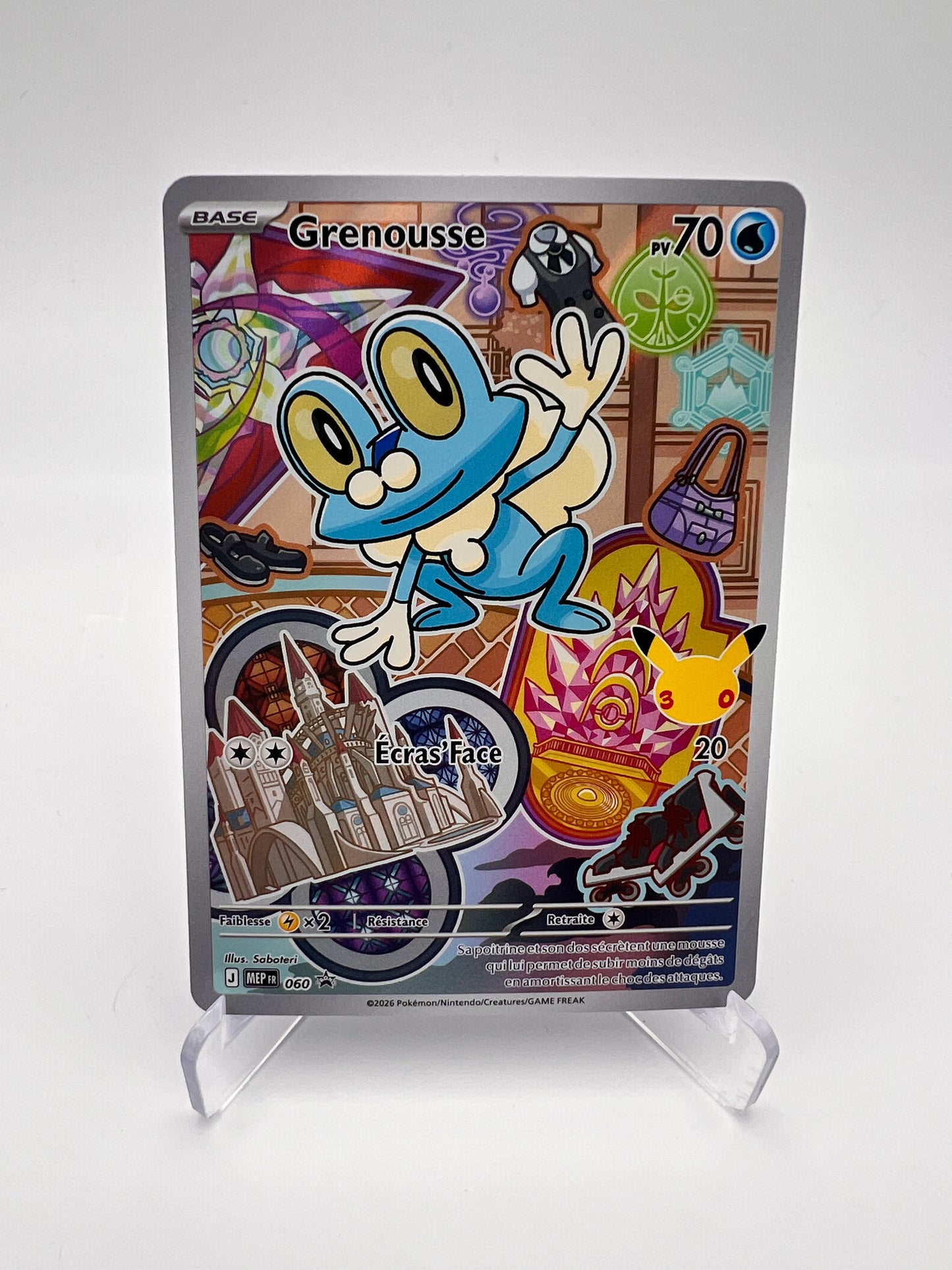 Grenousse 060 – AR ⭐ – Promo Starter 30 ans Pokémon – FR – Near Mint