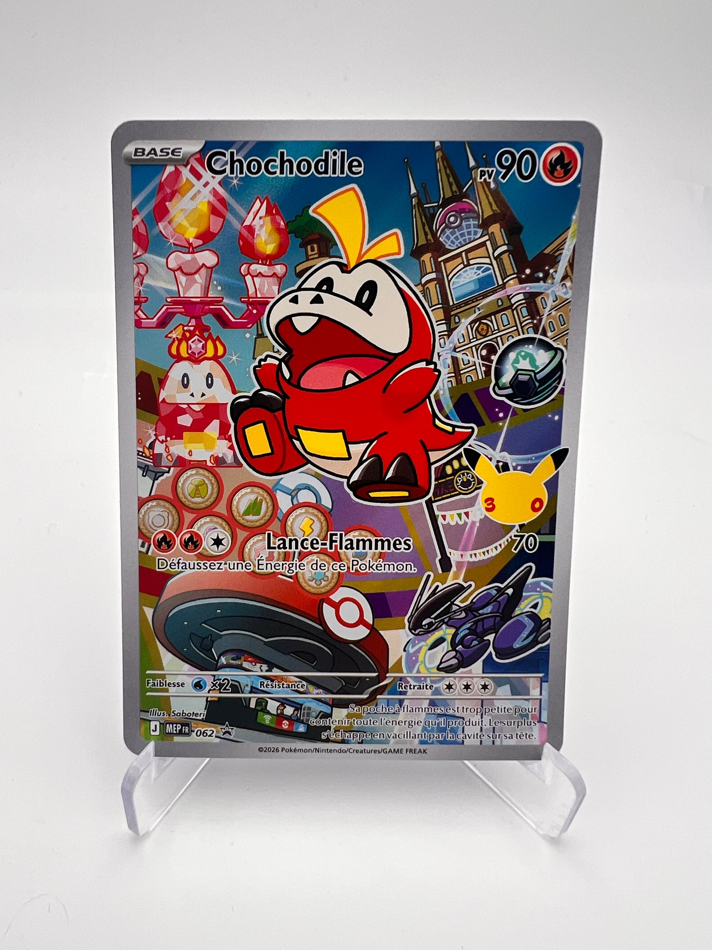 Chochodile 062 – AR ⭐ – Promo Starter 30 ans Pokémon – FR – Near Mint