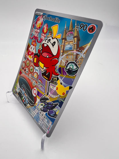 Chochodile 062 – AR ⭐ – Promo Starter 30 ans Pokémon – FR – Near Mint