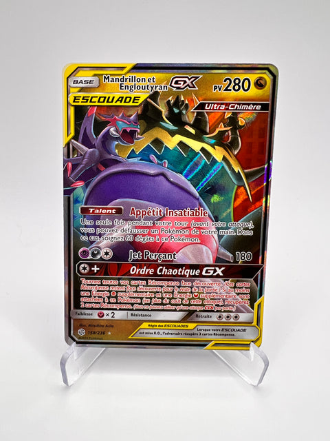 Mandrillon et Engloutyran GX 158/236 Pikadi Collect