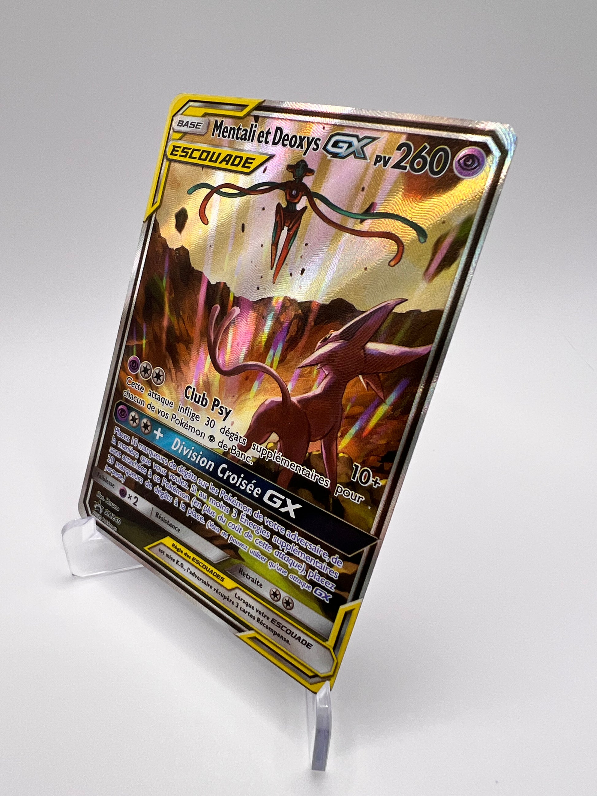 Mentali et Deoxys GX SM240 Pikadi Collect
