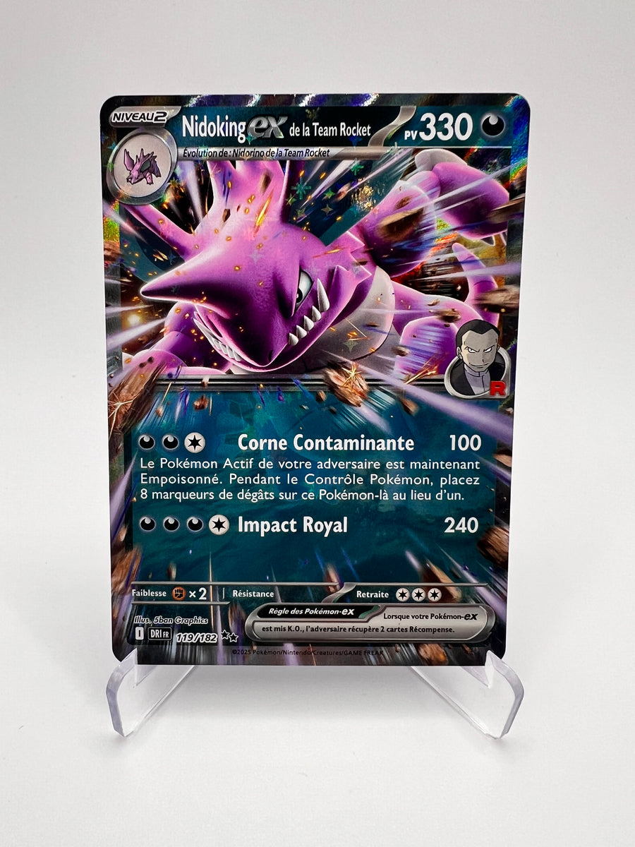 Nidoking Ex de la team Rocket 119/182 Pikadi Collect
