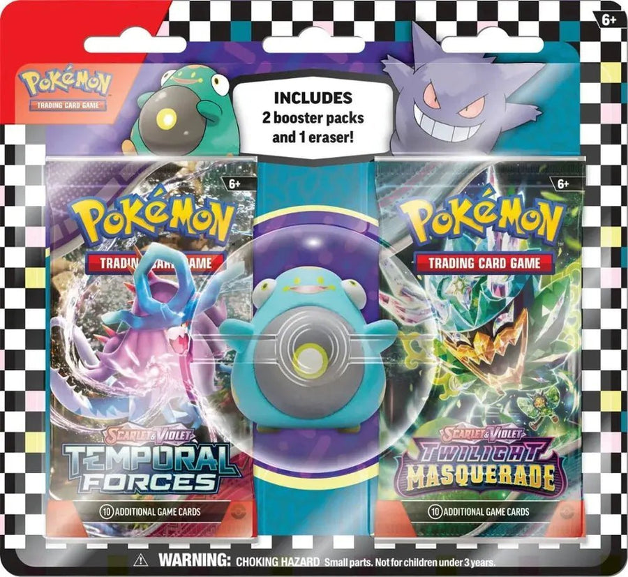 Pack 2 Boosters Pokémon + Gomme Ectoplasma ou Ampibidou – Collectionnez et Jouez ! - Pikadi Collect