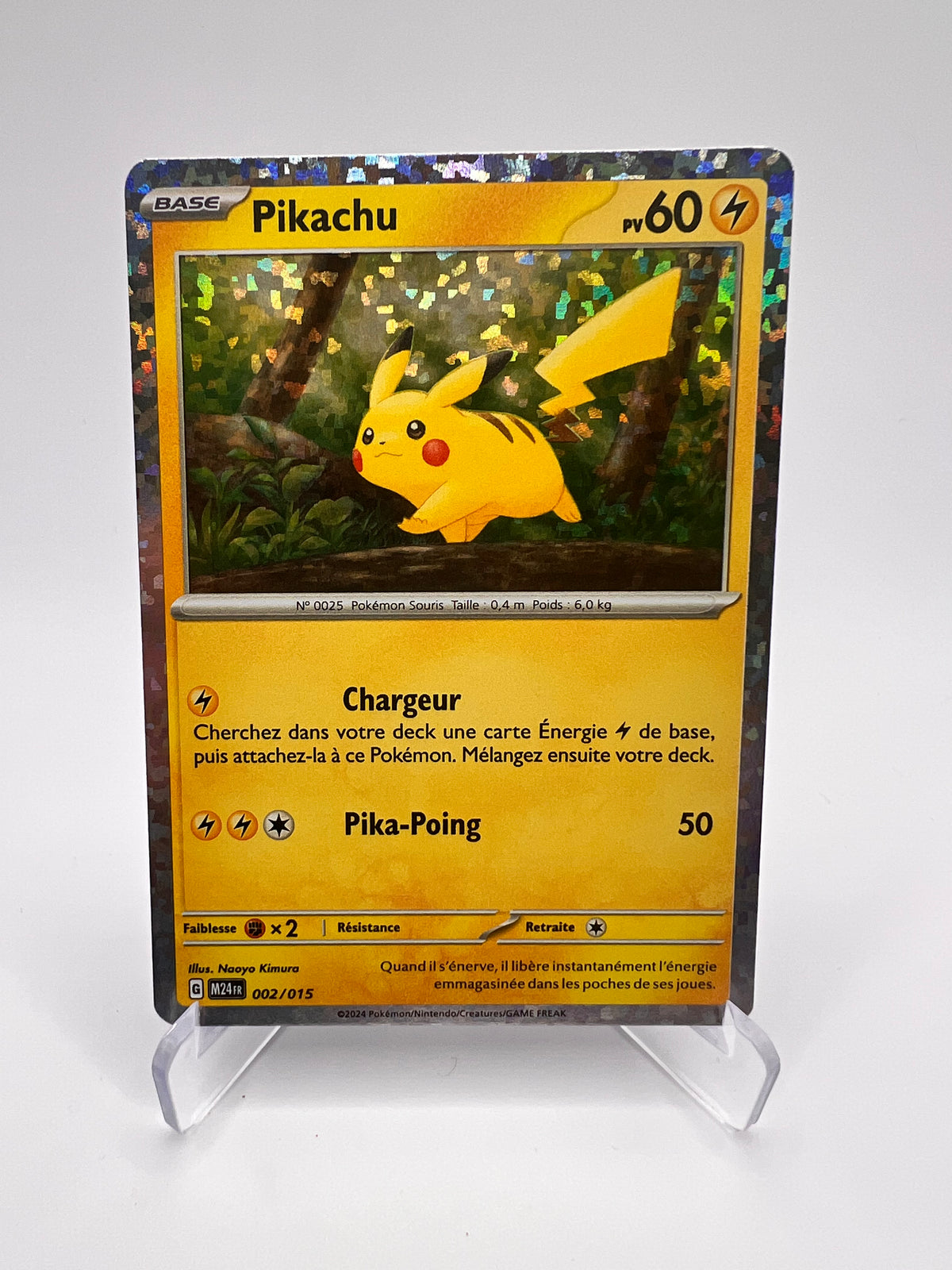 Pikachu 002/015 – Carte Pokémon Unknown – FR