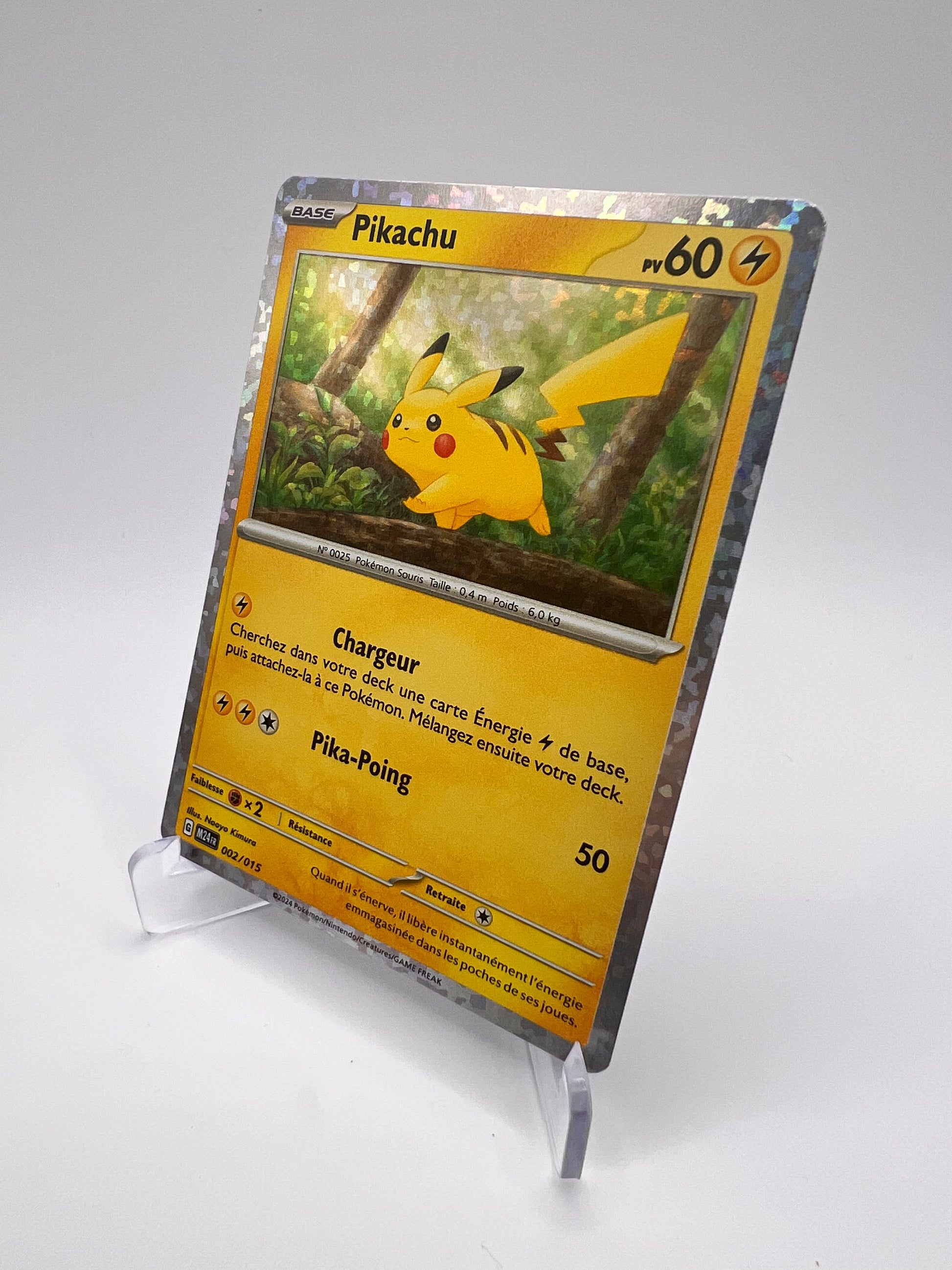 pikachu pokemon card 002/015 Pikachu 002/015 – Carte Pokémon Unknown – FR