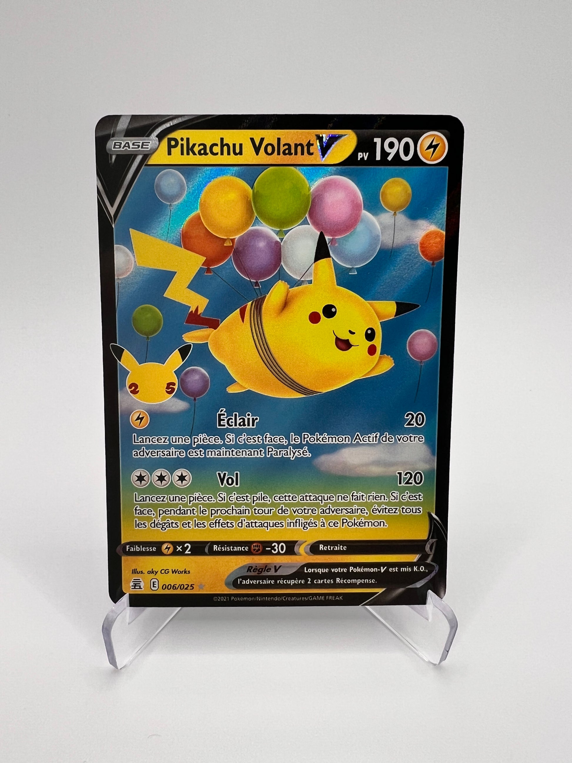 Pikachu Volant V 006/025 Pikadi Collect