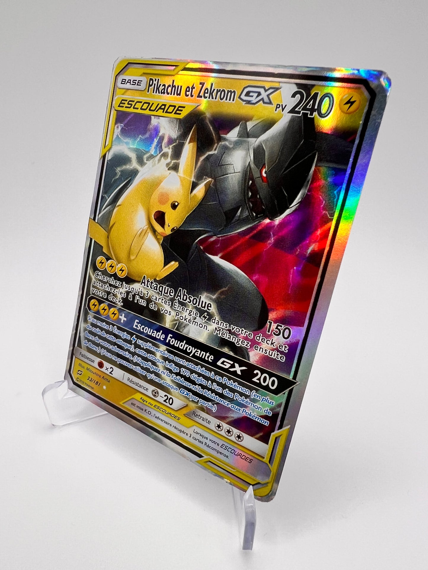 Pikachu et Zekrom GX 33/181 Pikadi Collect