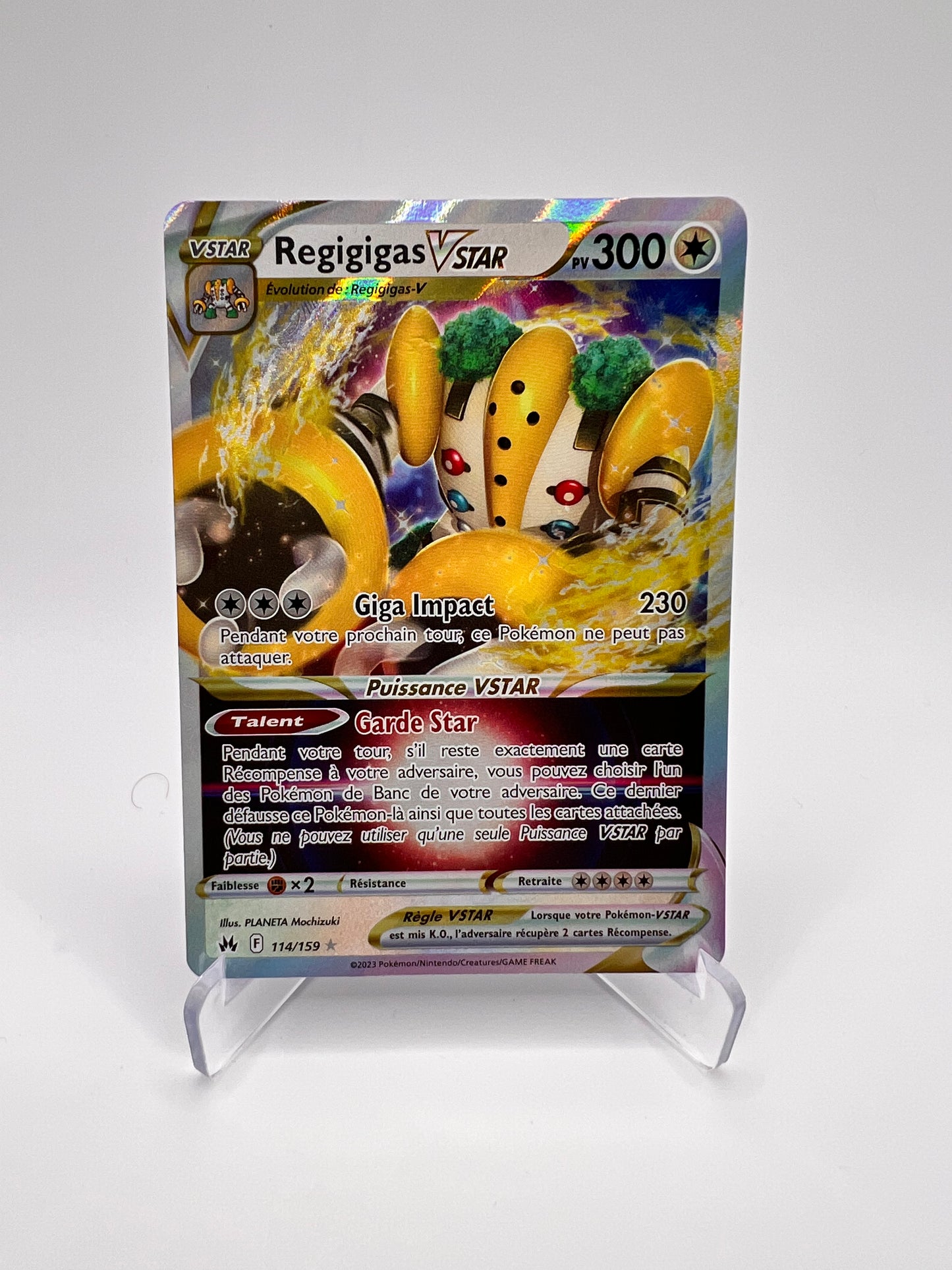 Regigas Vstar 114/159 Pikadi Collect