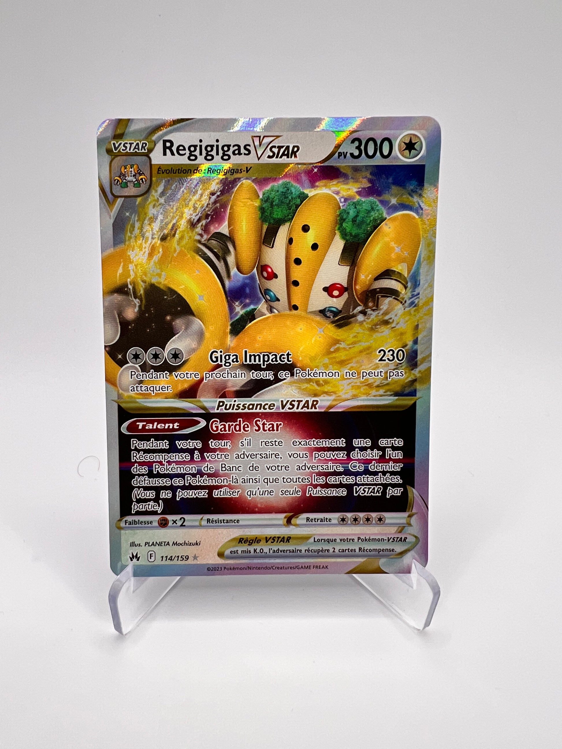 Regigas Vstar 114/159 Pikadi Collect