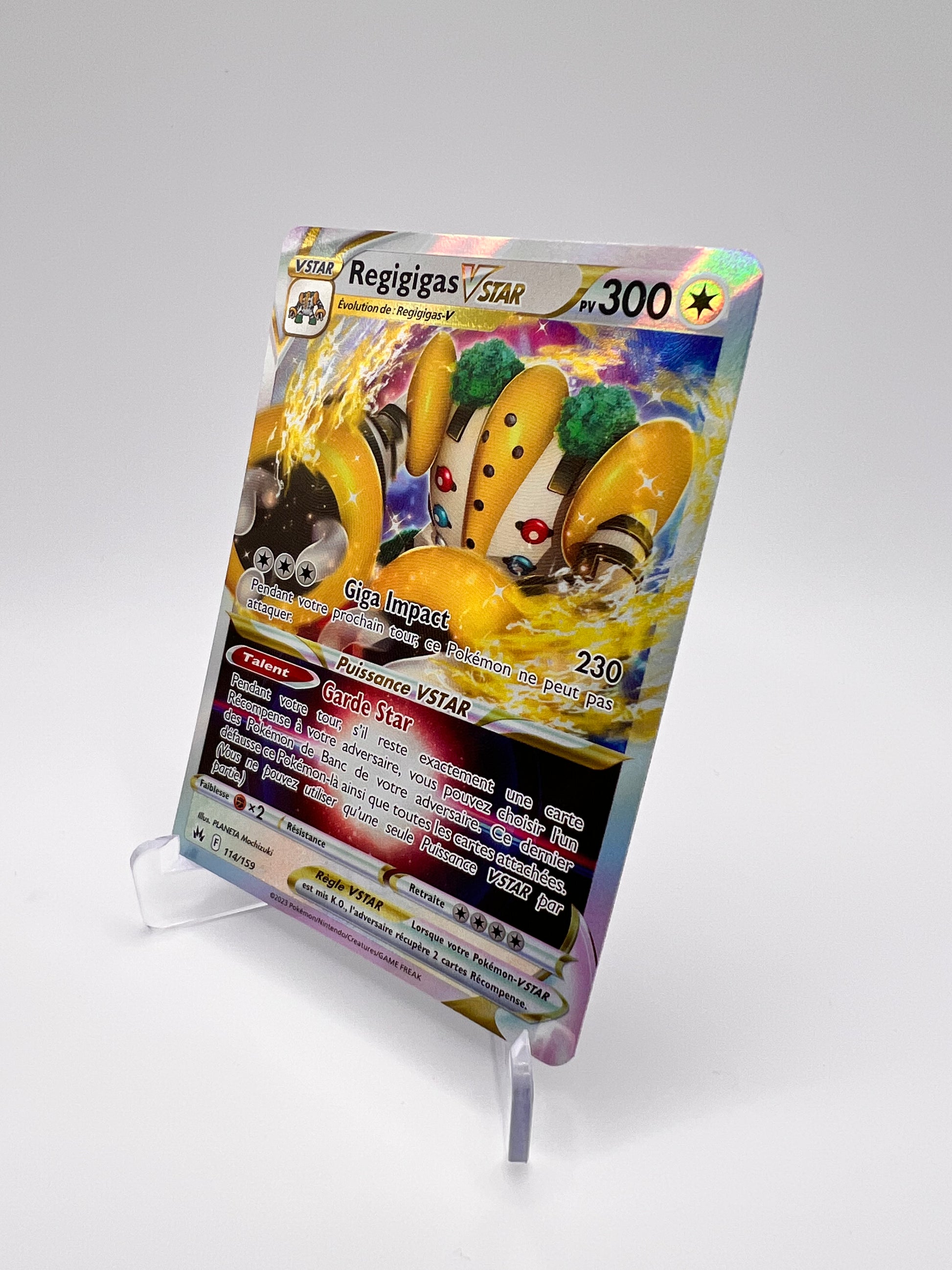 Regigas Vstar 114/159 Pikadi Collect
