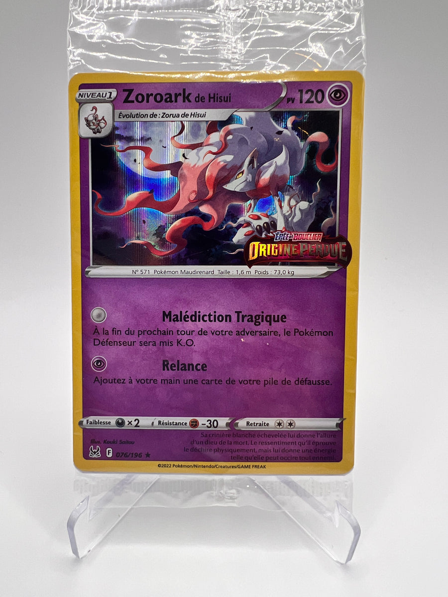 Zoroark de Hisui 076/196 Stamp Pikadi Collect