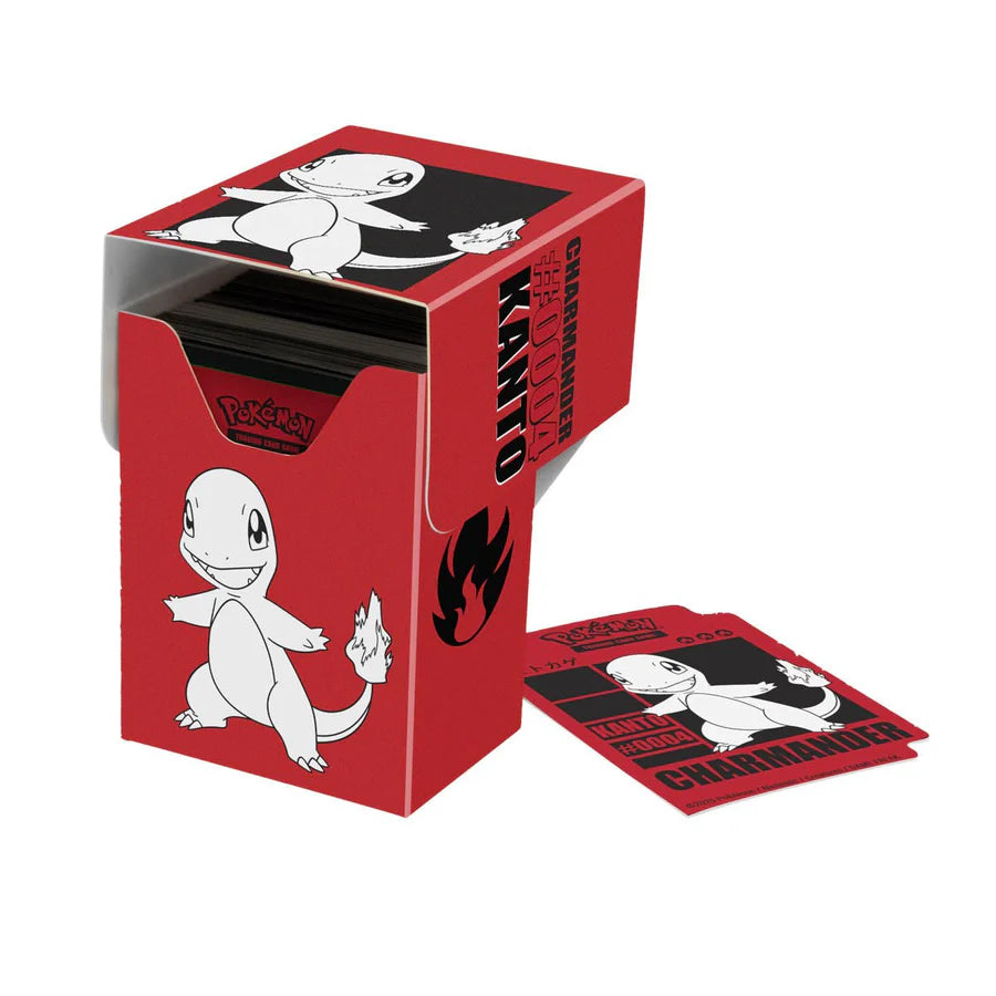 Deck Box Pokémon Salamèche – Full View Ultra PRO – 75 cartes